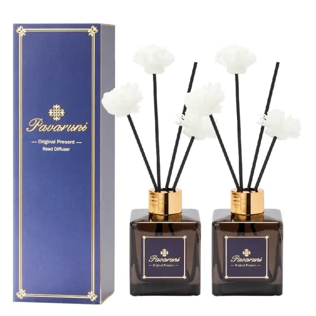 【Pavaruni】買1送1 美國擴香瓶夜幕系列無火香薰天然精油花香木質果香(生日聖誕交換女友女生情人禮物)