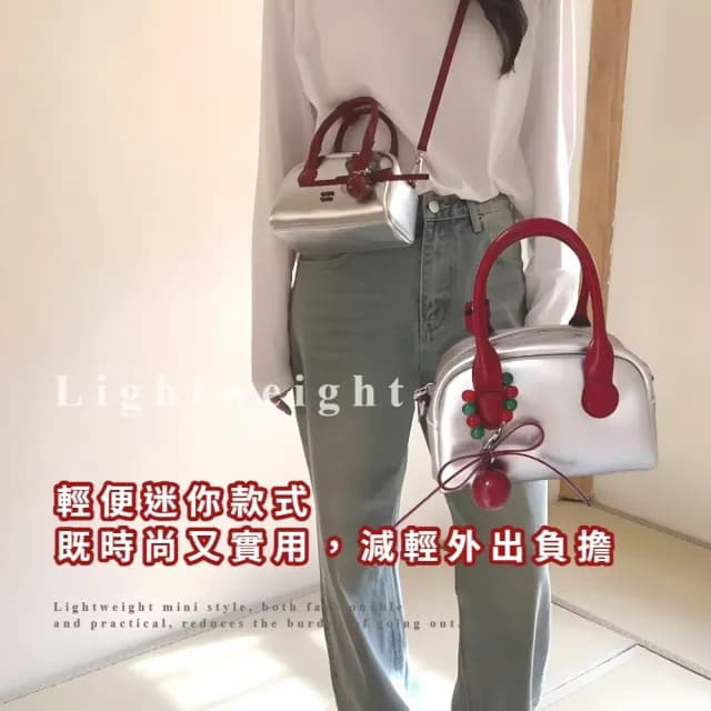 【時尚單品】兩用撞色俏皮小包(Y2K 單肩包 手提包 側肩包 女包 生日禮物 穿搭 搭配)