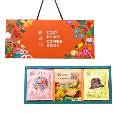 【Cozyhouse 暖窩】尊爵禮盒 iTQI 濾掛耳咖啡包-15入(年節禮盒．企業送禮．員工禮盒)