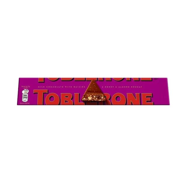 【TOBLERONE】瑞士三角 巧克力葡萄堅果口味 100g/條(瑞士百年品牌)