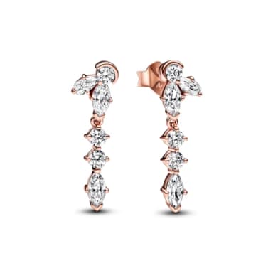 【Pandora 官方直營】璀璨浮游花耳環-絕版品