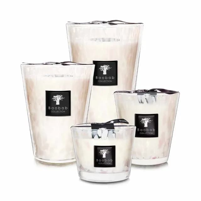 【Baobab Collection】香氛蠟燭190g/White Pearls 白珍珠