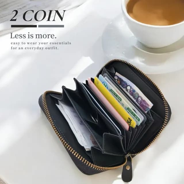 【玩皮工坊】父親節禮物 真皮 2COIN頭層牛皮風琴卡位零錢包LH1070(真皮包包 單色選)
