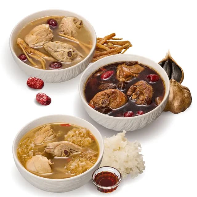 【KKLife】任選個人雞湯500Gx5包(500g/包;藥膳;雞湯;紅棗人蔘;剝皮辣椒;麻油雞;黑蒜;山藥.膳食纖維.湯包)