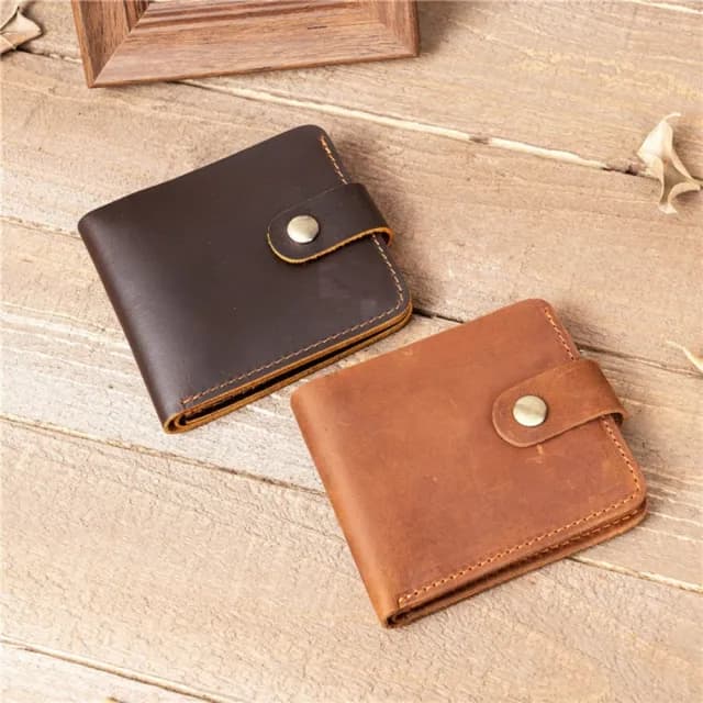 【希賽德】真皮零錢短夾 零錢皮夾 零錢袋 牛皮短夾 男 短皮夾 零錢 皮夾短夾 男用 錢包 男夾(皮夾男短夾)