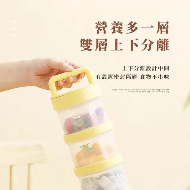 【每日減脂】手提沙拉杯560ML(附餐具 密封盒 優格 燕麥杯 保鮮杯 早餐杯 麥片杯 外出杯 旅遊便攜)