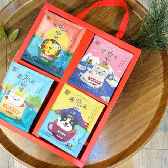 【Cozyhouse 暖窩】浸泡式咖啡 繽紛禮盒-28入(年節禮盒．企業送禮．伴手禮)
