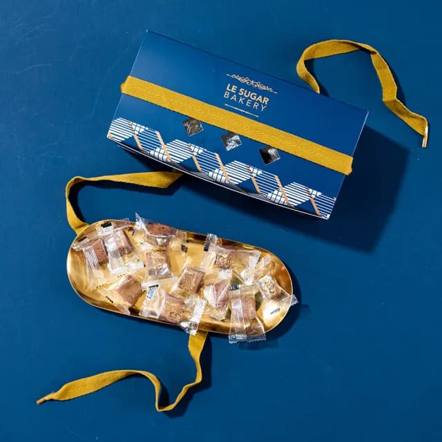 【LeSugar Bakery 樂糖烘焙】經典分享禮盒400g 巧克力可可米牛軋糖(不黏牙 春節中秋端午送禮 三節禮盒)