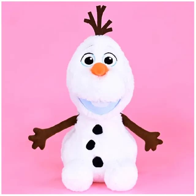 【TDL】冰雪奇緣雪寶絨毛娃娃玩偶抱枕毛茸茸款35公分 895403(生日禮物 聖誕節)
