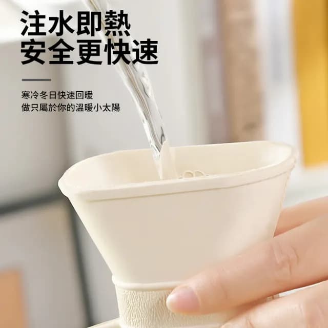 【TLYS-J】插手設計注水暖水袋 2000ml 卡通毛絨暖手袋 熱敷袋 暖手寶 暖暖包 暖寶寶 冰敷袋(可拆洗布套)
