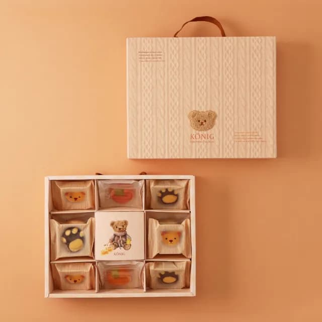 【金格食品】暖暖Bear熊熊款禮盒(伴手禮/彌月)