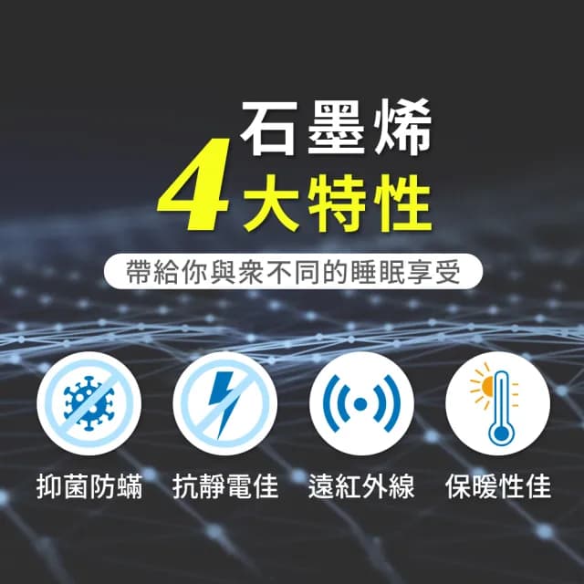 【Galatea 葛拉蒂】石墨稀可水洗速暖發熱冬被 6x7尺 2入組(兩款任選)