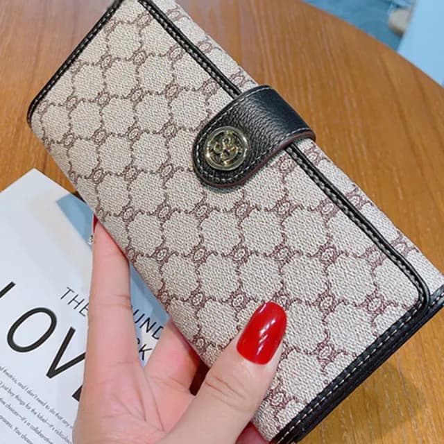 【MoonDy】雙11 長款錢包 耐磨防刮 長夾 大容量錢包 防潑水錢包 手機小錢包 皮夾 生日禮物 精品