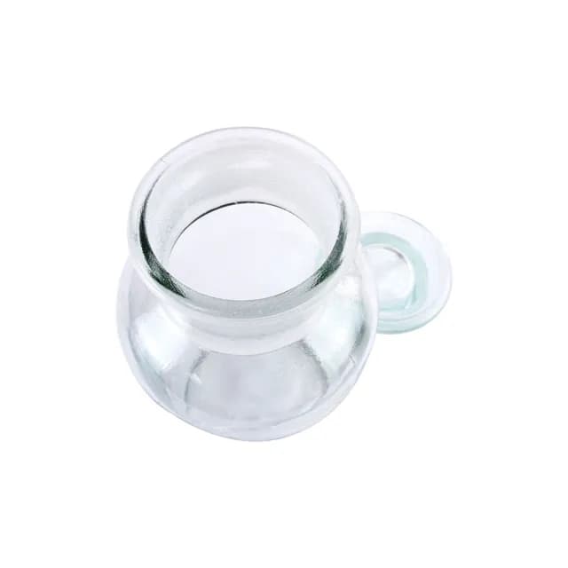 【OKAY!】浮遊花瓶 500cc 擴香玻璃瓶 糖果罐 圓形玻璃瓶 玻璃儲物罐 造型花瓶 851-GB500(廣口瓶 儲物罐)