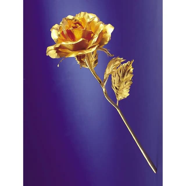 【開運陶源】情比金堅 黃金金箔花 玫瑰花(情人節 母親節禮物)