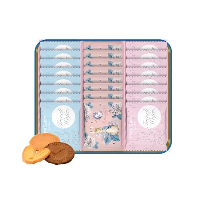 【PETER RABBIT 比得兔】美麗巴黎綜合餅乾禮盒252gX2盒(送禮推薦)