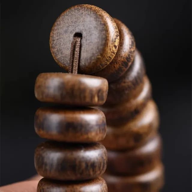 【Penny珮妮】柬埔寨沉香算盤珠手鍊(母親節 交換禮物 送女友 父親節 生日禮物 情人節 尾牙 送男友 新年)