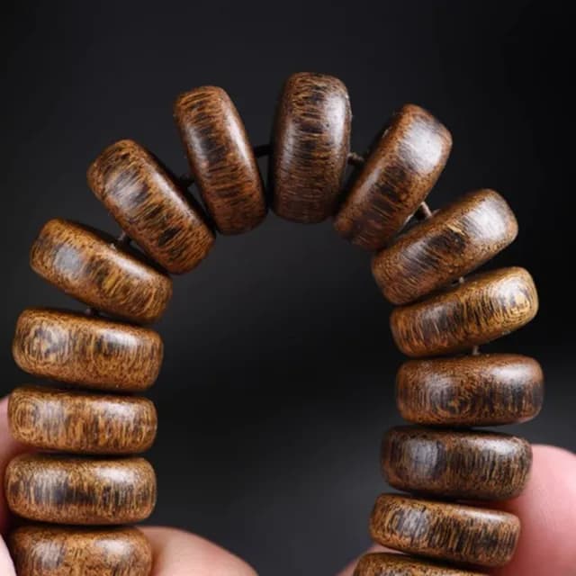 【Penny珮妮】柬埔寨沉香算盤珠手鍊(母親節 交換禮物 送女友 父親節 生日禮物 情人節 尾牙 送男友 新年)