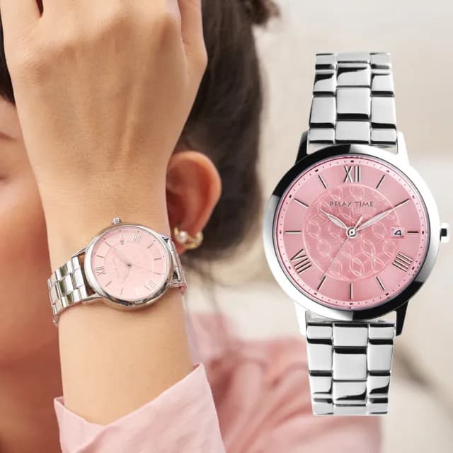 【Relax Time】生命之花 花窗格紋女錶 禮物 送禮 推薦(RT-111-1)