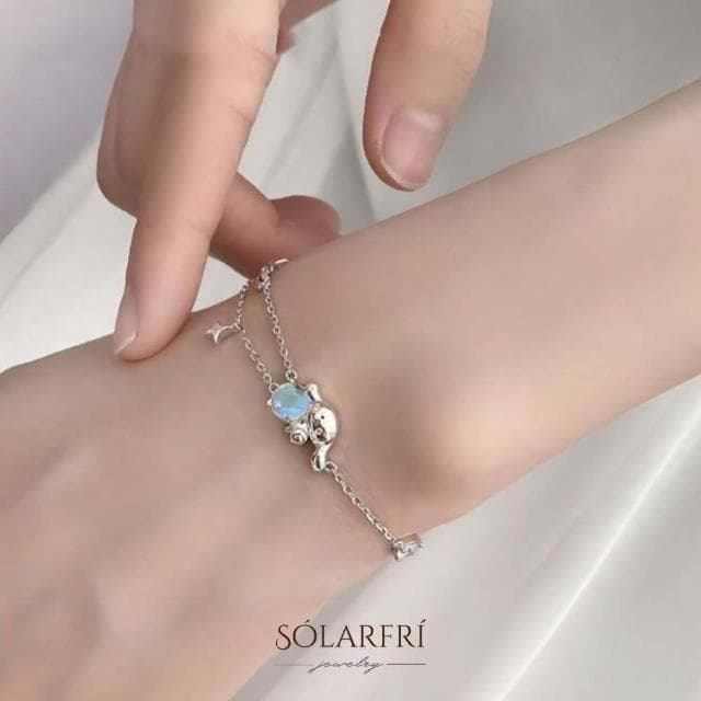 【SOLARFRi】輕奢設計款手鍊｜女士手鏈可調整手圍大小 附禮盒包裝(閨蜜女友老婆情人生日禮物)