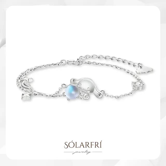 【SOLARFRi】輕奢設計款手鍊｜女士手鏈可調整手圍大小 附禮盒包裝(閨蜜女友老婆情人生日禮物)