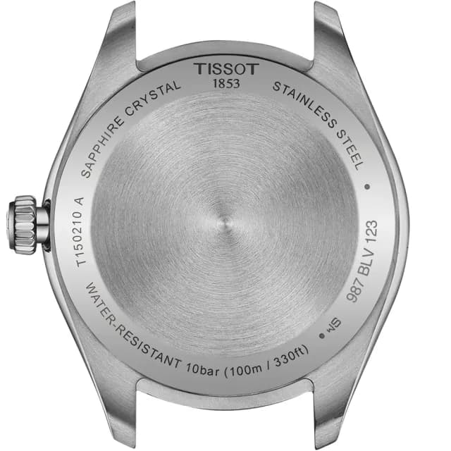 【TISSOT 天梭 官方授權】PR100 簡約鑽石女錶-珍珠貝/34mm 手錶 送禮 推薦(T1502101111600)