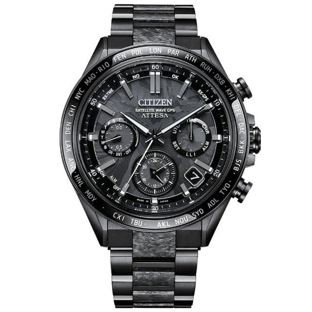 【CITIZEN 星辰】GENTS系列 GPS衛星對時 鈦金屬 光動能腕錶 母親節 禮物 推薦(CC4067-66E)