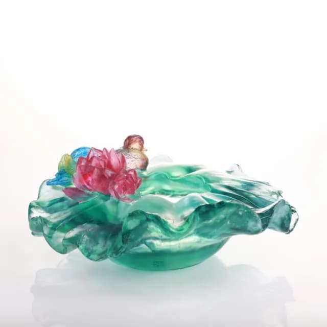 【琉璃工房 LIULI】滿堂和美 入厝禮/開店禮物/生日禮物(琉璃/禮物/水晶/擺飾/企業)