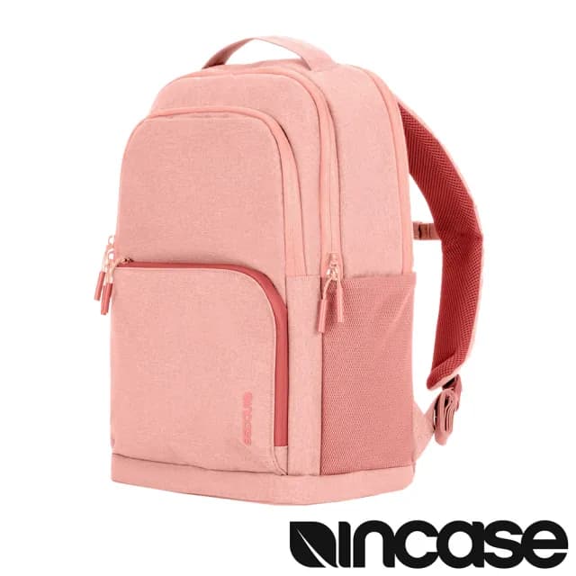 【Incase】情人節禮物 MacBook Pro 16吋 Facet 25L Backpack 雙肩筆電後背包(復古粉)