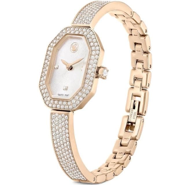 【SWAROVSKI 施華洛世奇】Dextera Bangle 璀璨 手環式 手錶 女錶 禮物-30.5x19mm 聖誕 送禮(5672987)