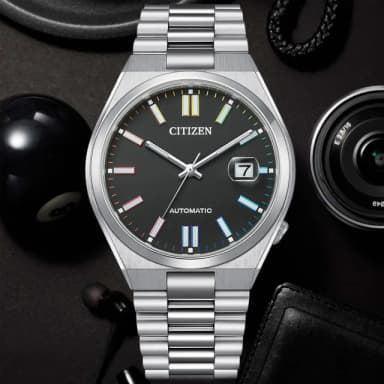 【CITIZEN 星辰】Mechanical系列 TSUYOSA 時尚機械腕錶 畢業禮物 送禮 推薦(NJ0151-53E)