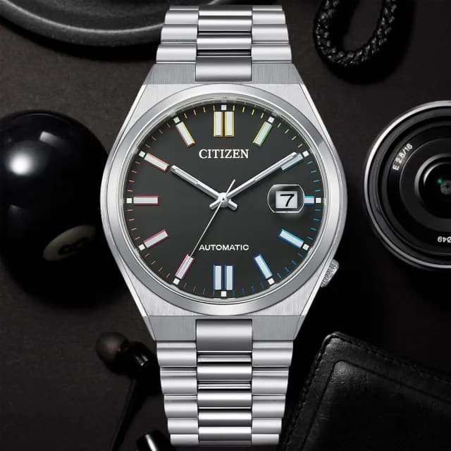 【CITIZEN 星辰】Mechanical系列 TSUYOSA 時尚機械腕錶 畢業禮物 送禮 推薦(NJ0151-53E)