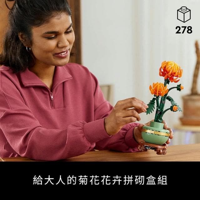 【LEGO 樂高】Botanicals 10368 菊花(花藝植栽 居家擺設 送禮推薦 母親節禮物)