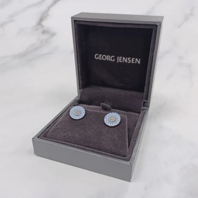 【Georg Jensen 喬治傑生】DAISY 耳環 lavender(20001438)