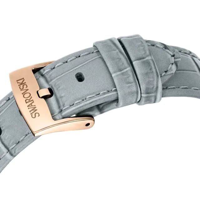 【SWAROVSKI 施華洛世奇】Matrix Tennis Chrono 計時手錶-36mm灰色 雙11最低價(5702851)