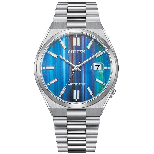 【CITIZEN 星辰】Mechanical系列 TSUYOSA 時尚機械腕錶 母親節 禮物 推薦(NJ0151-53W)