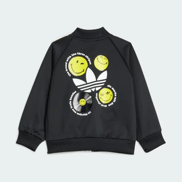 【adidas 愛迪達】SMILEY WORLD SST 運動套裝 嬰幼童裝 - Originals JD2874