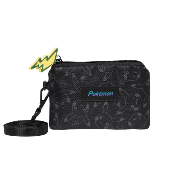 【POKEMON 精靈寶可夢】雙11 寶可夢票卡零錢包-黑色 PK00D05BK