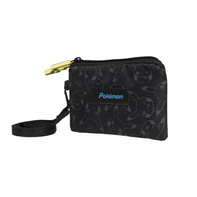 【POKEMON 精靈寶可夢】雙11 寶可夢票卡零錢包-黑色 PK00D05BK
