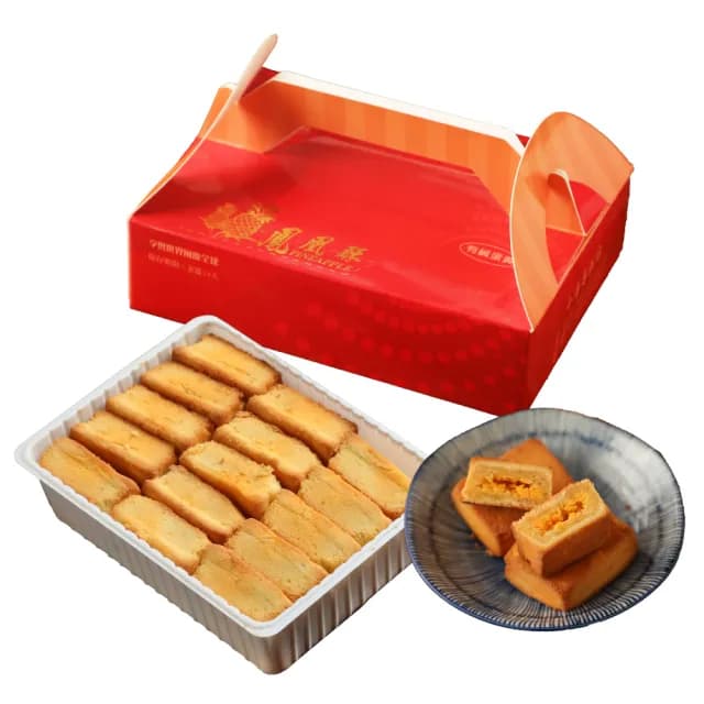 【小潘】鳳凰酥裸裝禮盒15入*16盒(不附提袋)-中秋禮盒(月餅)