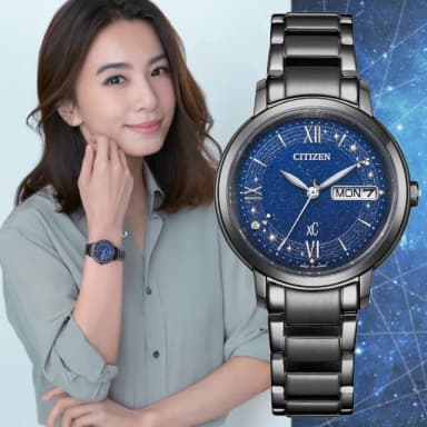 【CITIZEN 星辰】xC Hebe田馥甄 限量 甄星閃耀聯名款 光動能 女錶 送禮 禮物推薦(EW2428-59L)