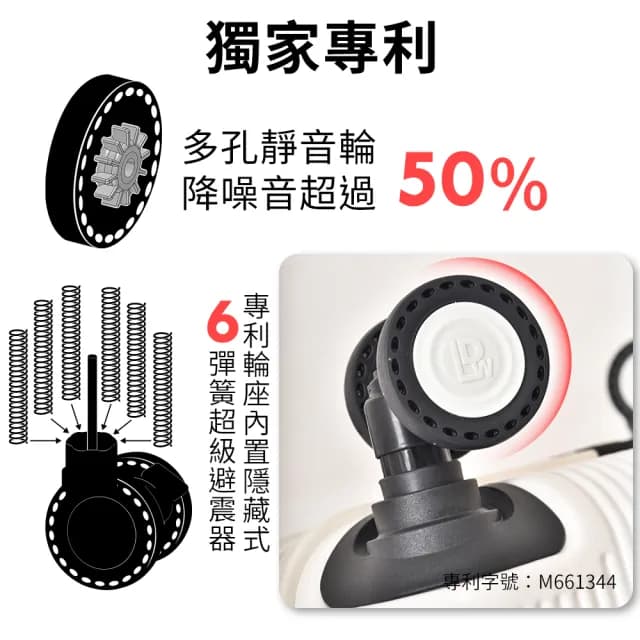 【LUDWIN 路德威】27吋上掀前開式+中開式可擴充行李箱(多色多款任選)