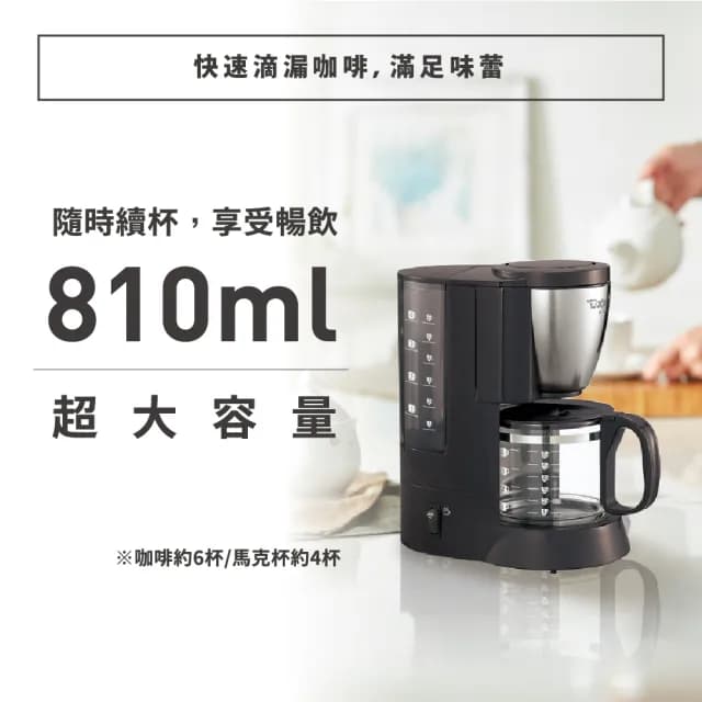 【ZOJIRUSHI 象印】象印*6杯份*咖啡機(EC-AJF60)