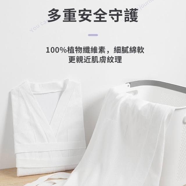 【Loga】免洗滅菌浴袍 拋棄式睡衣 情侶睡袍 一次性旅行用品 男女通用 浴衣 旅行用品(38女王節 母親節禮物)