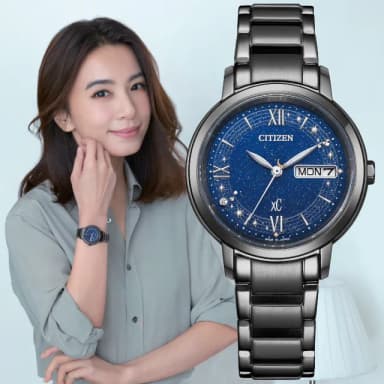 【CITIZEN 星辰】xC系列 限量 Hebe田馥甄 聯名款 氣質羅馬時標 光動能腕錶 畢業禮物 送禮 推薦(EW2428-59L)