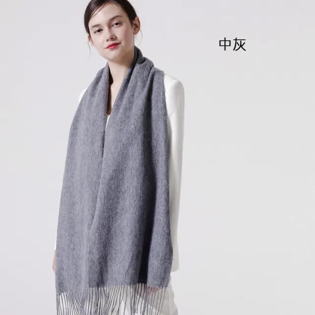 【5TH AVE】BABY 羊絨 初剪羊毛 軟儒 圍巾 披肩(多色選)