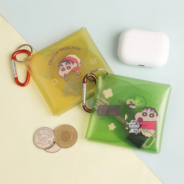 【Norns】雙11 PVC扣式零錢包(耳機收納包 小吊飾 多功能隨身收納包)