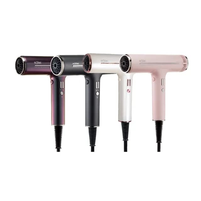【SOLAC】專業負離子吹風機  白/紫/灰/粉 色(SD-1000)