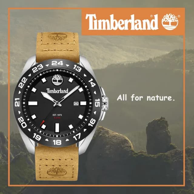 【Timberland】天柏嵐 CARRIGAN 美式潮流手錶-44mm 禮物 送禮 推薦(TDWGB0029401)