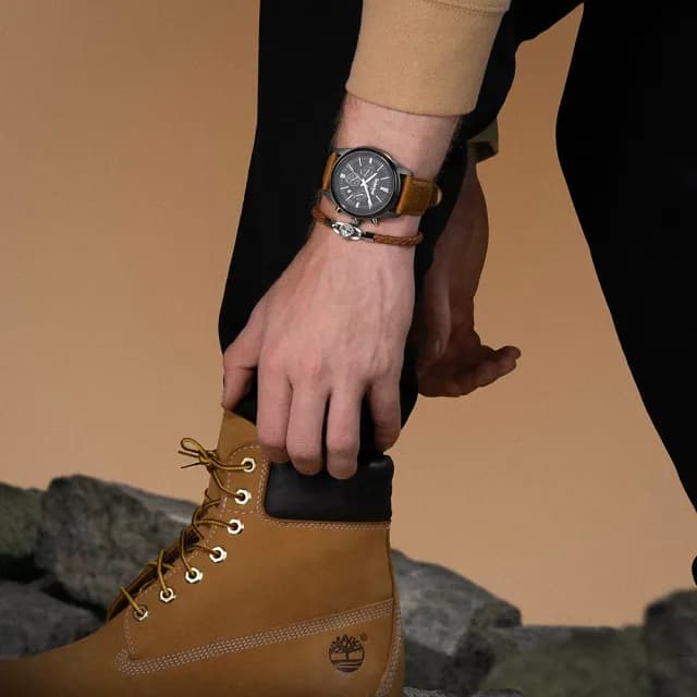 【Timberland】天柏嵐 NORTHBRIDGE 三眼計時手錶-45mm 禮物 送禮 推薦(TDWGF0041205)